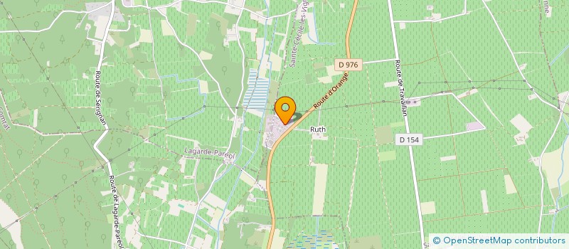 localisation de l'entreprise LE CHATEAU  SAINTE-CECILE-LES-VIGNES