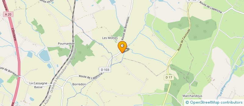 localisation de l'entreprise LE CHATEAU  LAPENCHE