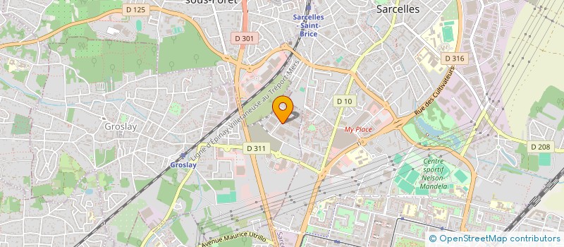 localisation de l'entreprise LE CHATEAU  GROSLAY