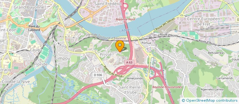 localisation de l'entreprise LE CHATEAU à BAYONNE