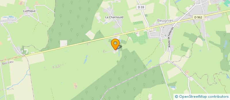 localisation de l'entreprise LE CHATEAU COPREAUX  BEUGNIES