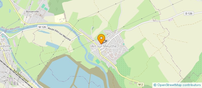 localisation de l'entreprise LE CHATEAU D ART SUR MEURTHE  ART-SUR-MEURTHE