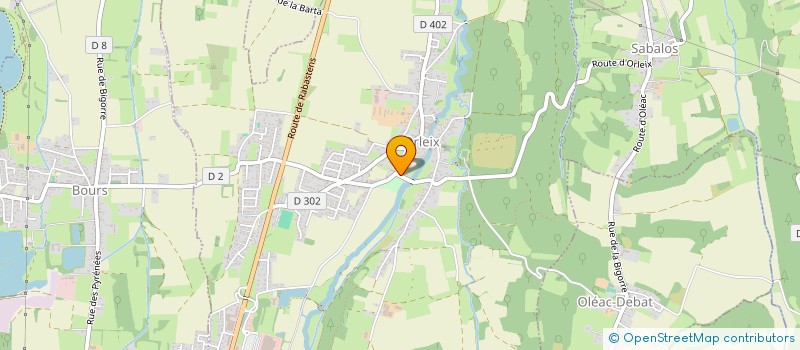 localisation de l'entreprise LE CHATEAU D'ORLEIX  ORLEIX