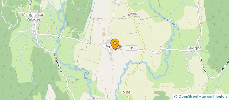 localisation de l'entreprise LE CHATEAU D'UGNA  VALZIN EN PETITE MONTAGNE