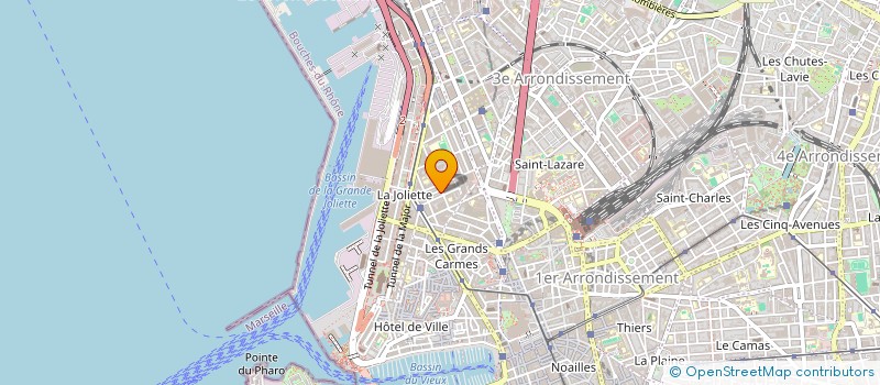 localisation de l'entreprise LE CHATEAU DANS LE CIEL  MARSEILLE