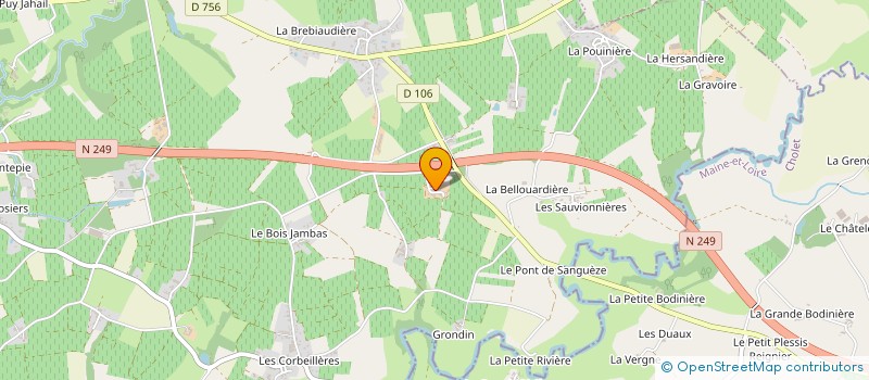 localisation de l'entreprise LE CHATEAU DE LA FERTE  VALLET