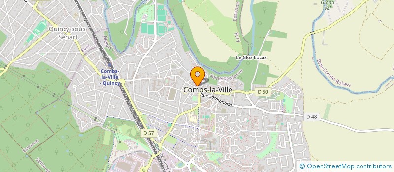 localisation de l'entreprise LE CHATEAU DE LA FRESNAYE I  COMBS-LA-VILLE