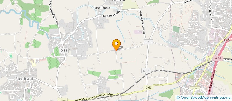 localisation de l'entreprise LE CHATEAU DE LA PRESIDENTE  AIX-EN-PROVENCE