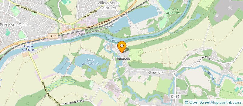 localisation de l'entreprise LE CHATEAU DE LA TOUR  GOUVIEUX