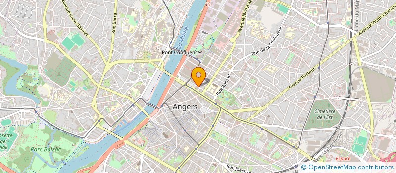 localisation de l'entreprise LE CHATEAU DE LG à ANGERS