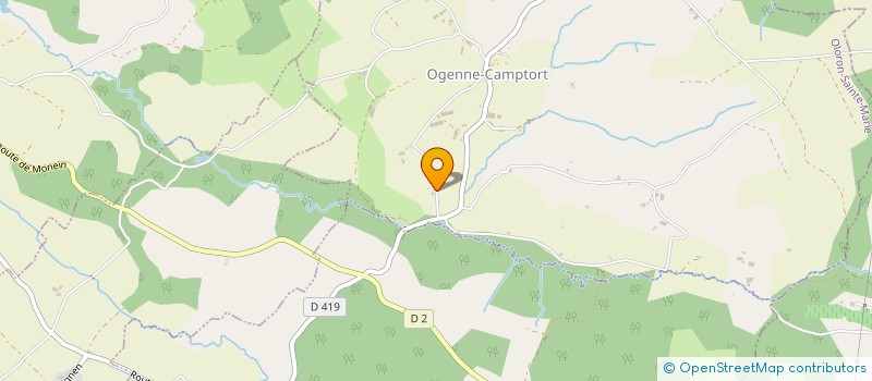 localisation de l'entreprise LE CHATEAU DE MA GRAND-MERE  OGENNE-CAMPTORT