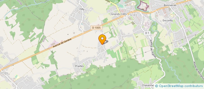 localisation de l'entreprise LE CHATEAU DE MERY à SCIEZ