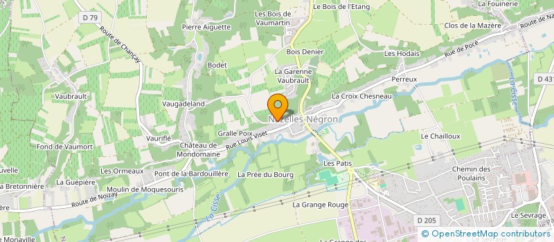 localisation de l'entreprise LE CHATEAU DE NAZELLES  NAZELLES-NEGRON