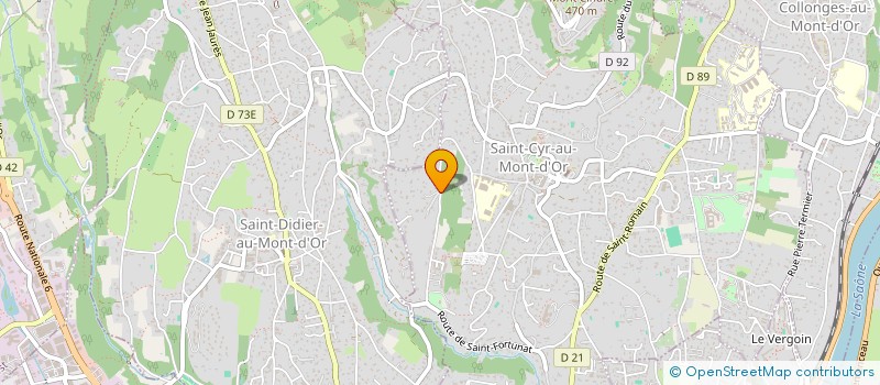 localisation de l'entreprise LE CHATEAU DE ROCHEFORT  SAINT-CYR-AU-MONT-D'OR