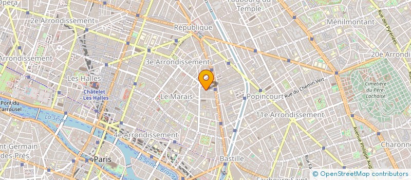 localisation de l'entreprise LE CHATEAU DE SUSCY  PARIS