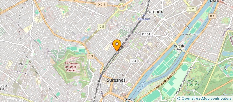 localisation de l'entreprise LE CHATEAU DES ABOIRES à SURESNES