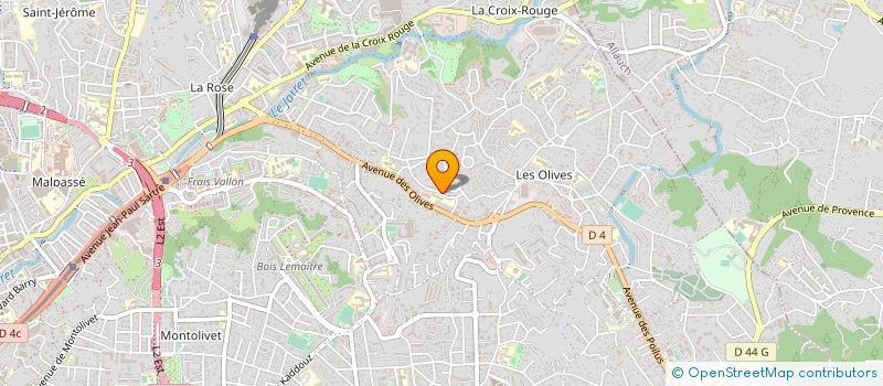 localisation de l'entreprise LE CHATEAU DES MARTEGAUX à MARSEILLE