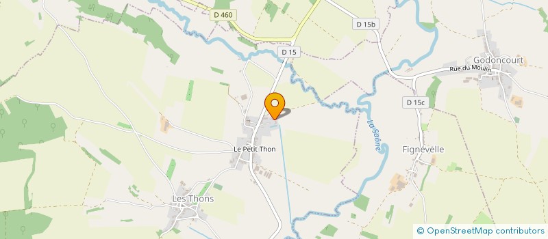 localisation de l'entreprise LE CHATEAU DES THONS  LES THONS