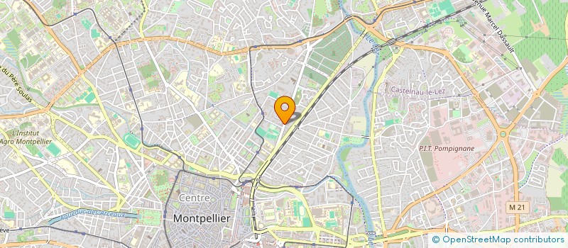 localisation de l'entreprise LE CHATEAU DU PORT SAS à MONTPELLIER