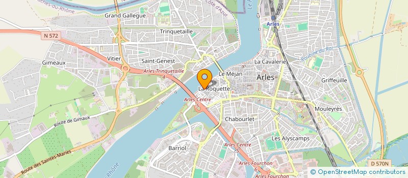 localisation de l'entreprise LE CHATEAU DU VERNAY à ARLES