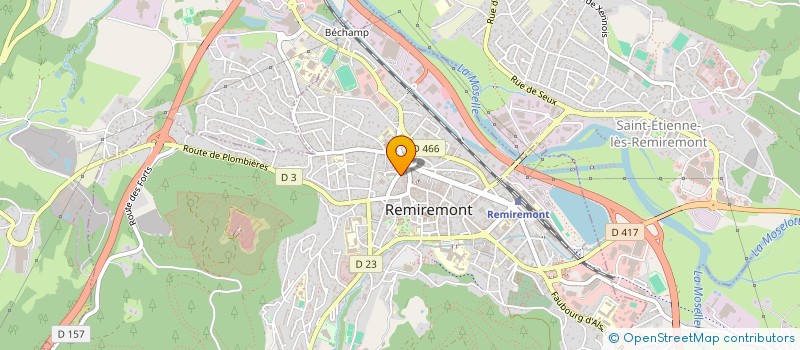 localisation de l'entreprise LE CHATEAU LM  REMIREMONT