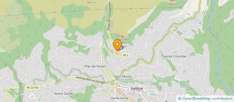 localisation de l'entreprise LE CHATEAU SAINT MARTIN & SPA à VENCE