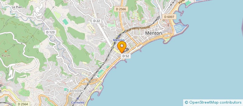 localisation de l'entreprise LE CHATEAULION à MENTON