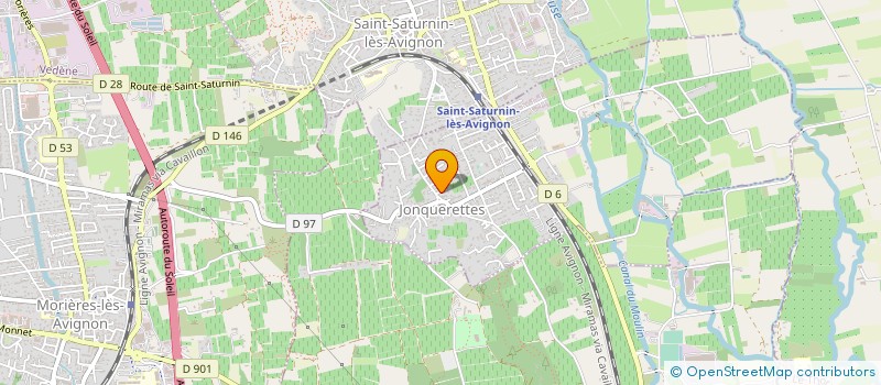 localisation de l'entreprise LE CHATEAURAS à JONQUERETTES