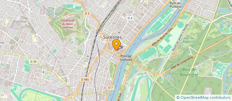 localisation de l'entreprise LE CHATELAN à SURESNES