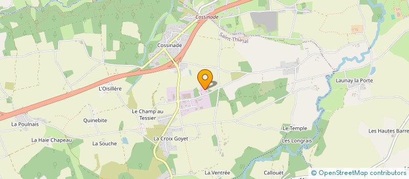 localisation de l'entreprise LE CHATELET  SAINT-THURIAL