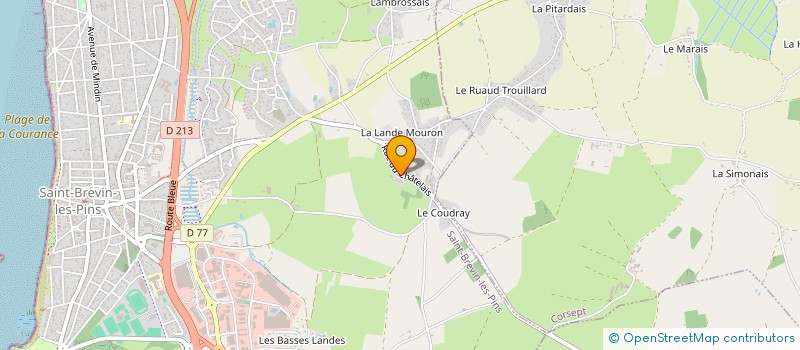 localisation de l'entreprise LE CHATELET à SAINT-BREVIN-LES-PINS
