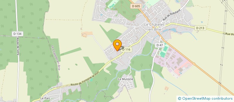 localisation de l'entreprise LE CHATELET EN BRIE ATHLETISME  LE CHATELET-EN-BRIE