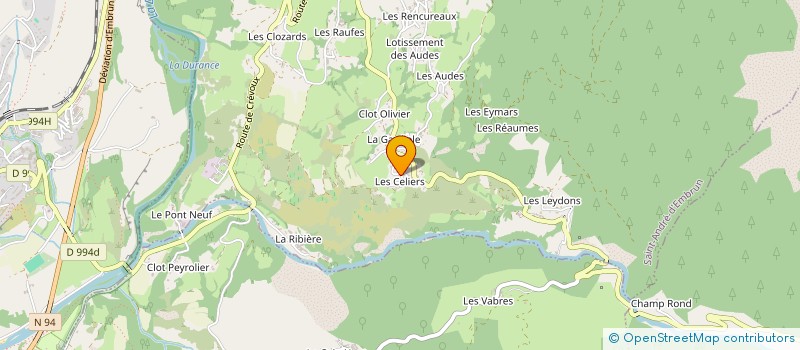 localisation de l'entreprise LE CHATELIER  SAINT-ANDRE-D EMBRUN