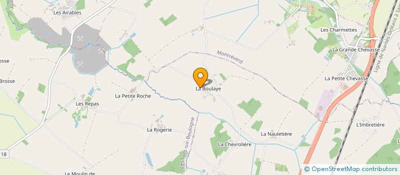 localisation de l'entreprise LE CHATELIER à SAINT-DENIS-LA-CHEVASSE