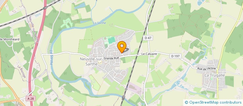 localisation de l'entreprise LE CHATELIER - BETTON  COULAINES