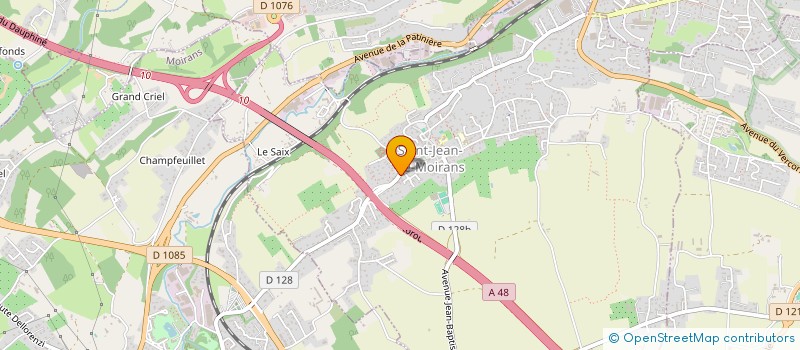 localisation de l'entreprise LE CHATELIER PISCINES ET PAYSAGES  SAINT-JEAN-DE-MOIRANS