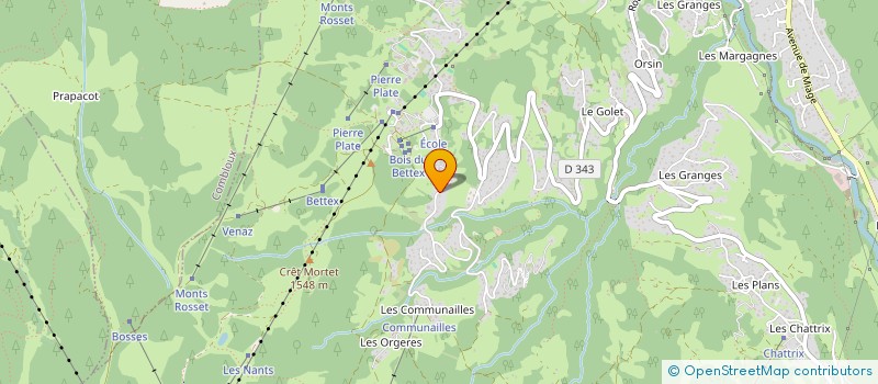 localisation de l'entreprise LE CHATELUY  SAINT-GERVAIS-LES-BAINS