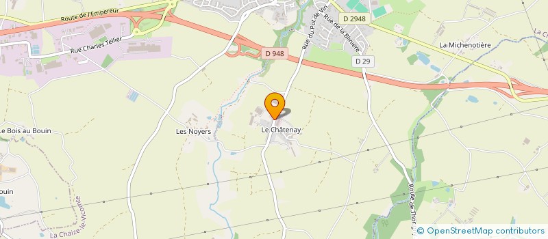 localisation de l'entreprise LE CHATENAY  LA CHAIZE-LE-VICOMTE