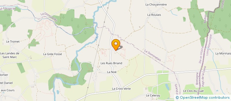 localisation de l'entreprise LE CHATIAO ENCHANTELE  GRAND-FOUGERAY