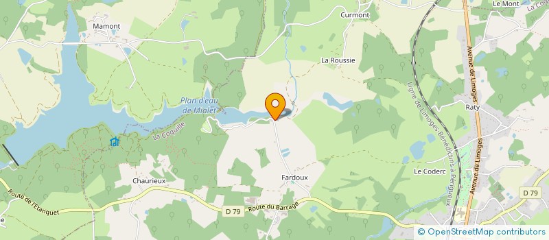 localisation de l'entreprise LE CHATON  LA COQUILLE