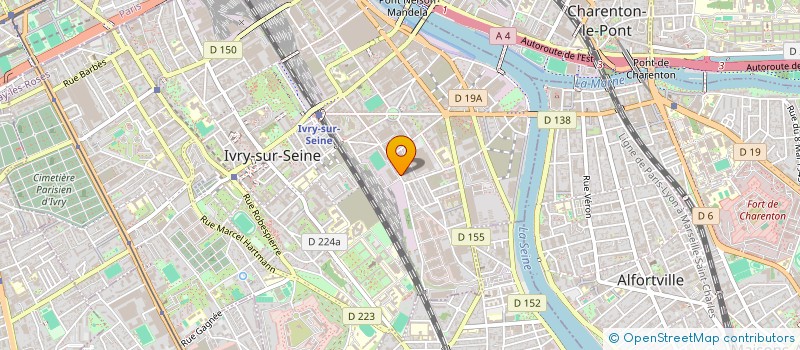 localisation de l'entreprise LE CHAUD BOUILLON  IVRY-SUR-SEINE