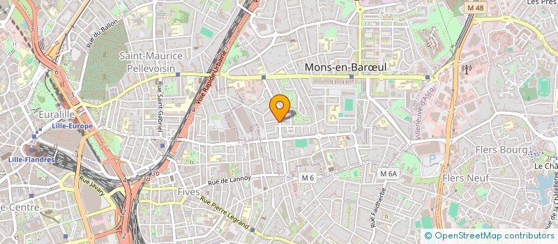 localisation de l'entreprise LE CHAUD PAIN DE MONS à MONS-EN-BARŒUL