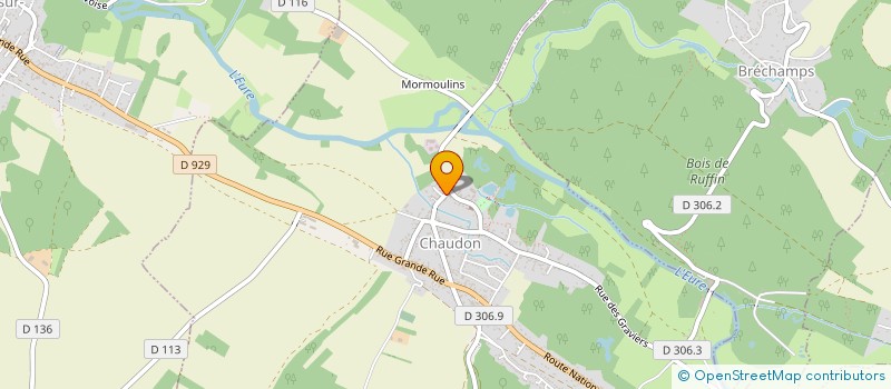 localisation de l'entreprise LE CHAUDONNAIS à CHAUDON