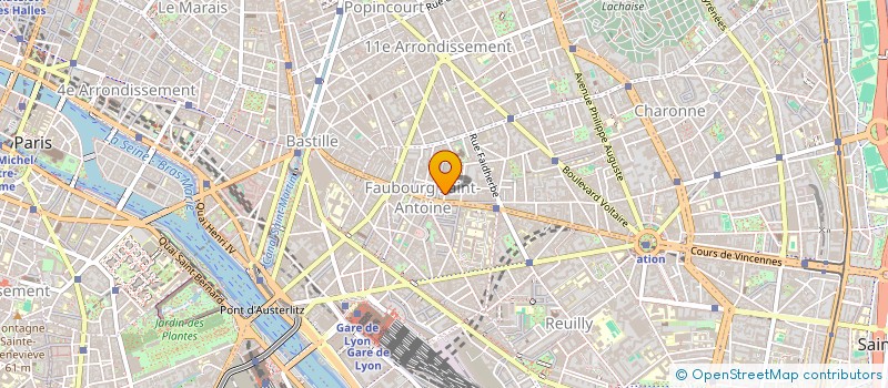 localisation de l'entreprise LE CHAUDRON à PARIS