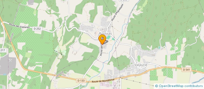 localisation de l'entreprise LE CHAUDRON  ROUSSAS