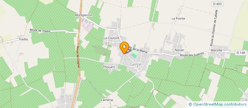 localisation de l'entreprise LE CHAUDRON A ROULETTES  GENTE