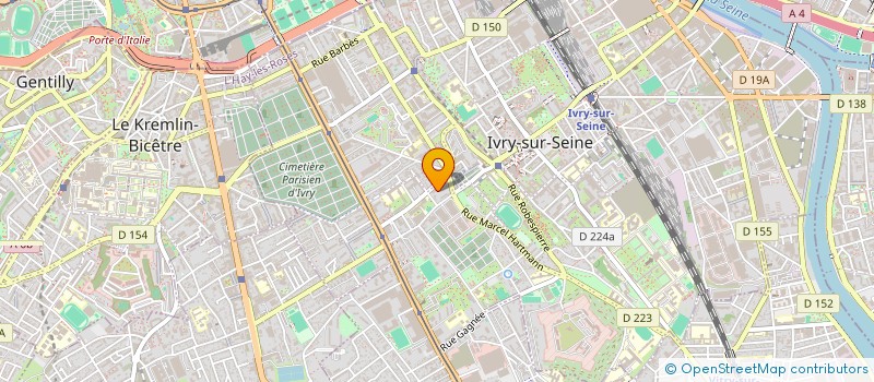 localisation de l'entreprise LE CHAUDRON DE LA LUCIOLE à IVRY-SUR-SEINE