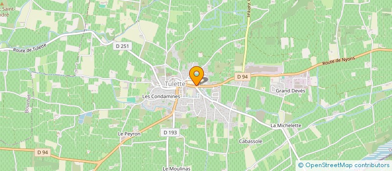 localisation de l'entreprise LE CHAUDRON DE PAULINE  TULETTE