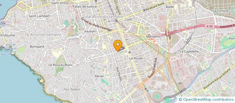 localisation de l'entreprise LE CHAUDRON DE PROVENCE à MARSEILLE