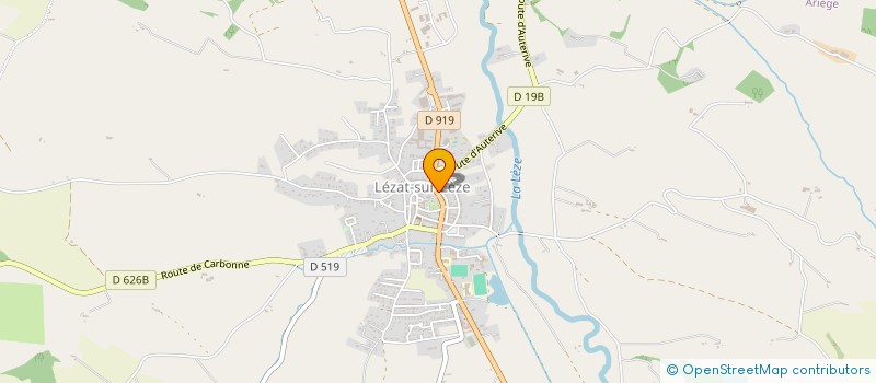 localisation de l'entreprise LE CHAUDRON GOURMAND à LEZAT-SUR-LEZE